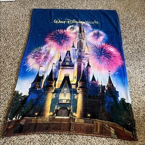 Walt Disney World Castle firework Blanket
